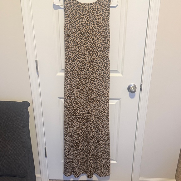 Jessica Simpson Leopard Print Maxi Dress - Brown and Black - Picture 4 of 5